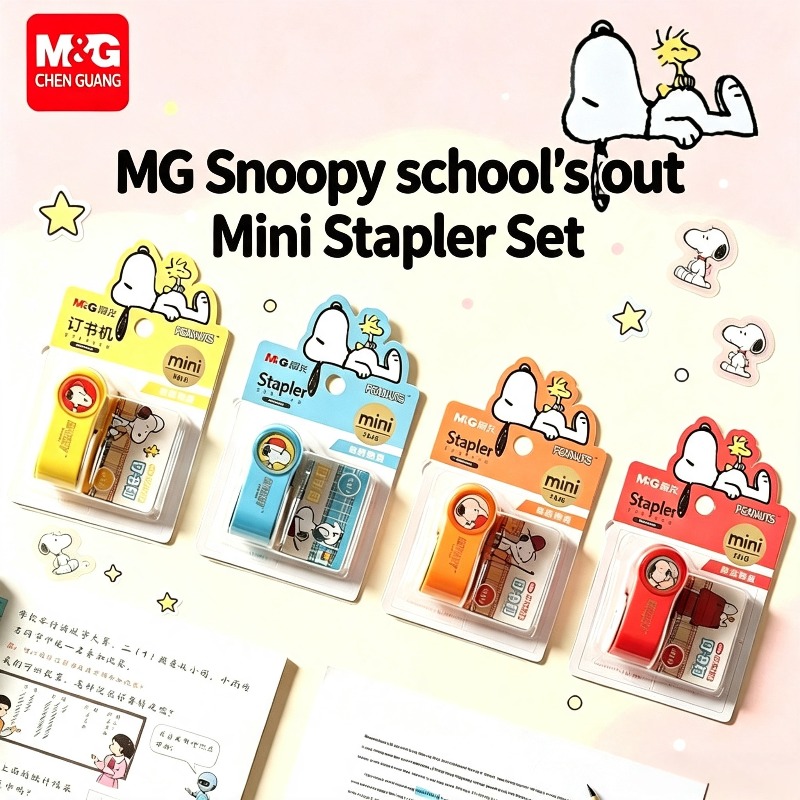 Office Supply Office Stationery Items - Set de Mini Engrapadora con Diseño