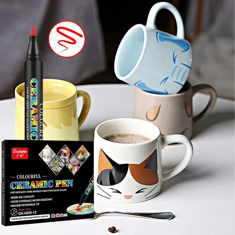 Highlighter Set Pastel - Juego de Marcadores Cerámicos para Horno