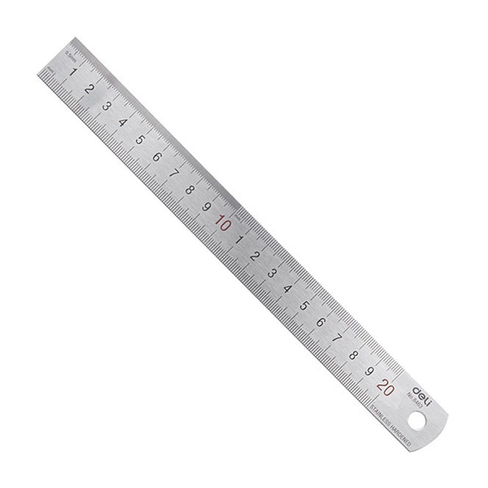 Stationery Office And School Supply Stores - Deli-Regla recta de Metal de acero