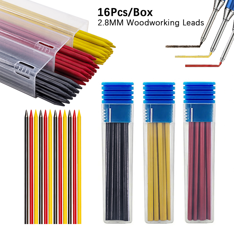 Mechanical Pencil Lead - 16 unids/caja 2,8mm 2B lápiz de