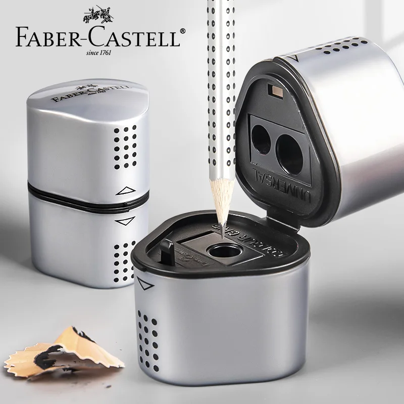 Faber-Castell Pencil Grip - Sacapuntas Manual 3 en 1 Faber-Castell