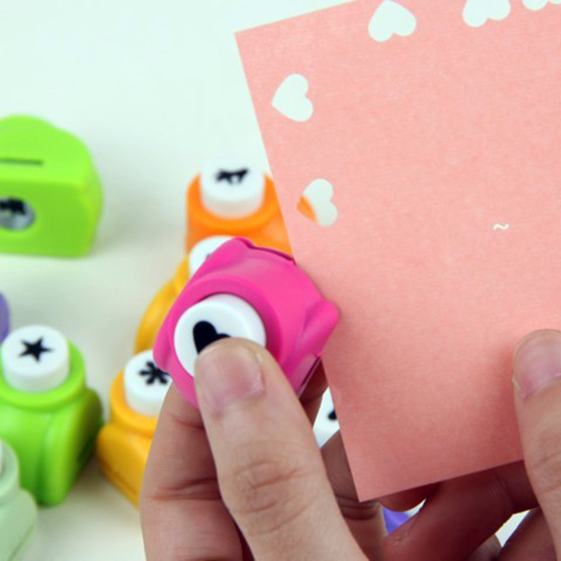 Paper Punch 3 Hole - Mini Perforadora de Flores para Scrapbooking,