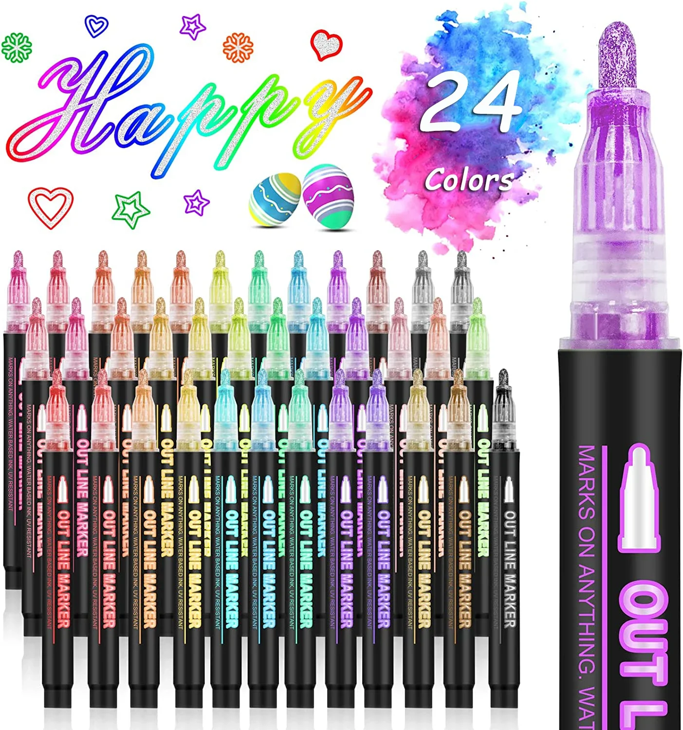 Rotulador artístico de contorn - Highlighter Set Pastel reseña y precio