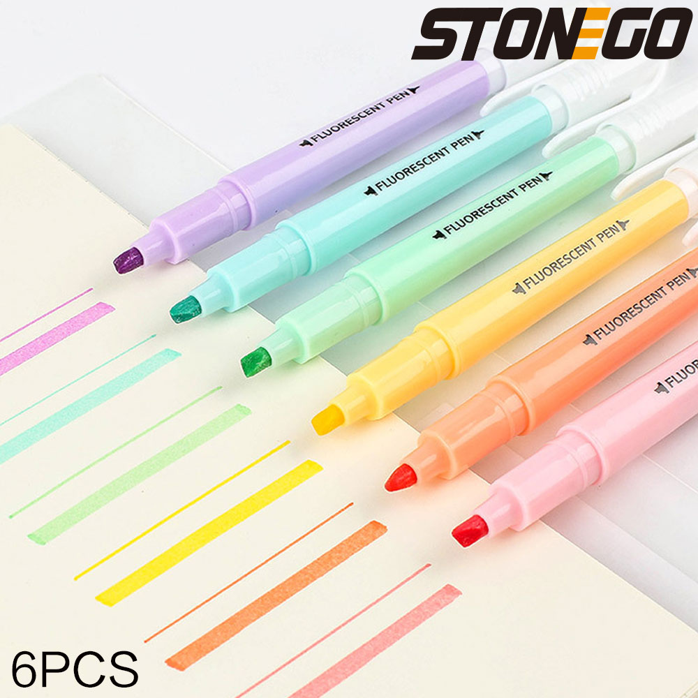 STONEGO-Juego de resaltadores  - Highlighter Set Pastel reseña y precio