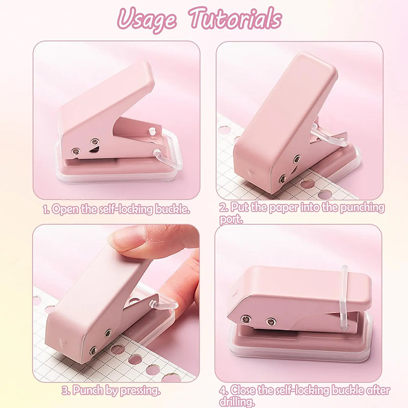 Mini Perforadora de Papel Kawa - Office Supply Office Stationery Items reseña y precio
