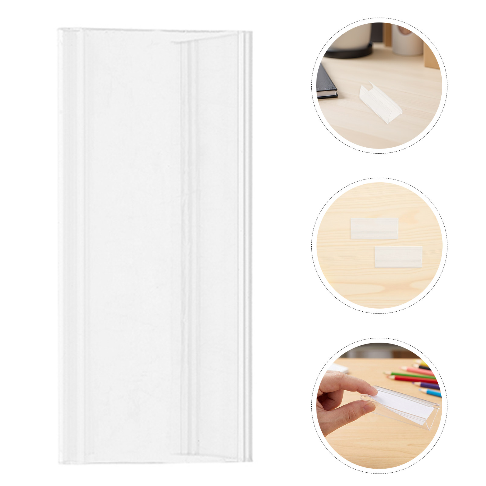 25 Soportes de Plástico Transp - Desk Name Plate reseña y precio