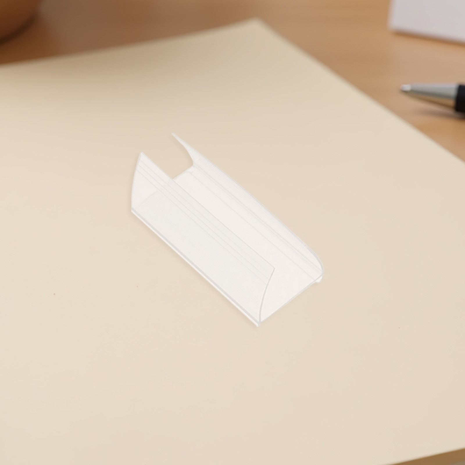 25 Soportes de Plástico Transp - Desk Name Plate reseña y precio