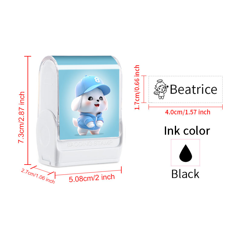 Sello personalizado para ropa  - Self Inking Stamp reseña y precio