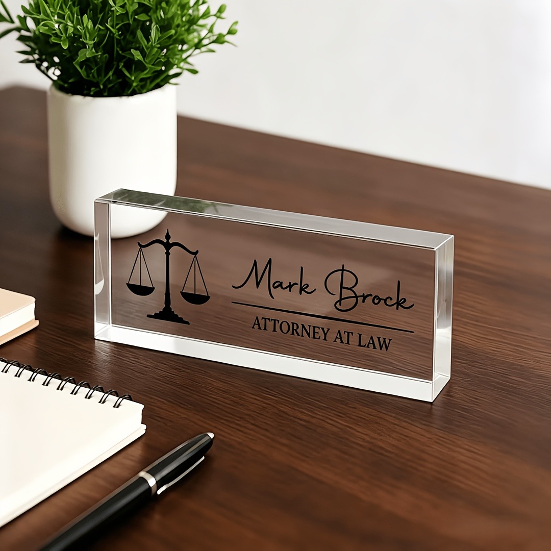 Placa de Identificación de Acr - Desk Name Plate reseña y precio