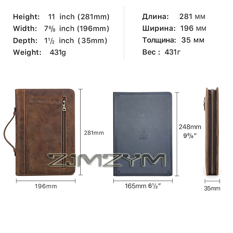 Funda de cuero retro para cuad - Office Stationery Supply Business reseña y precio