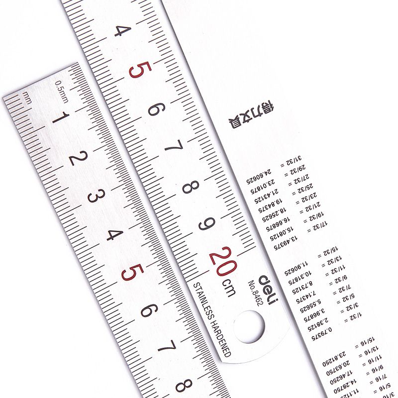 Deli-Regla recta de Metal de a - Stationery Office And School Supply Stores reseña y precio