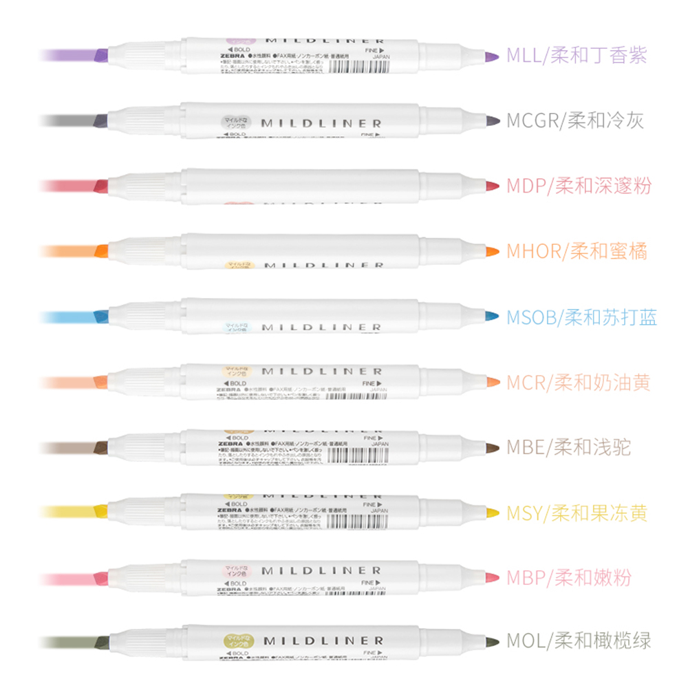 Juego de rotuladores de cebra  - Highlighter Set Pastel reseña y precio