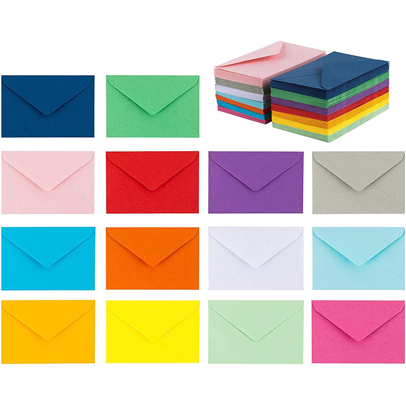 Mini sobre de Color para tarje - Letter Envelope Kraft reseña y precio