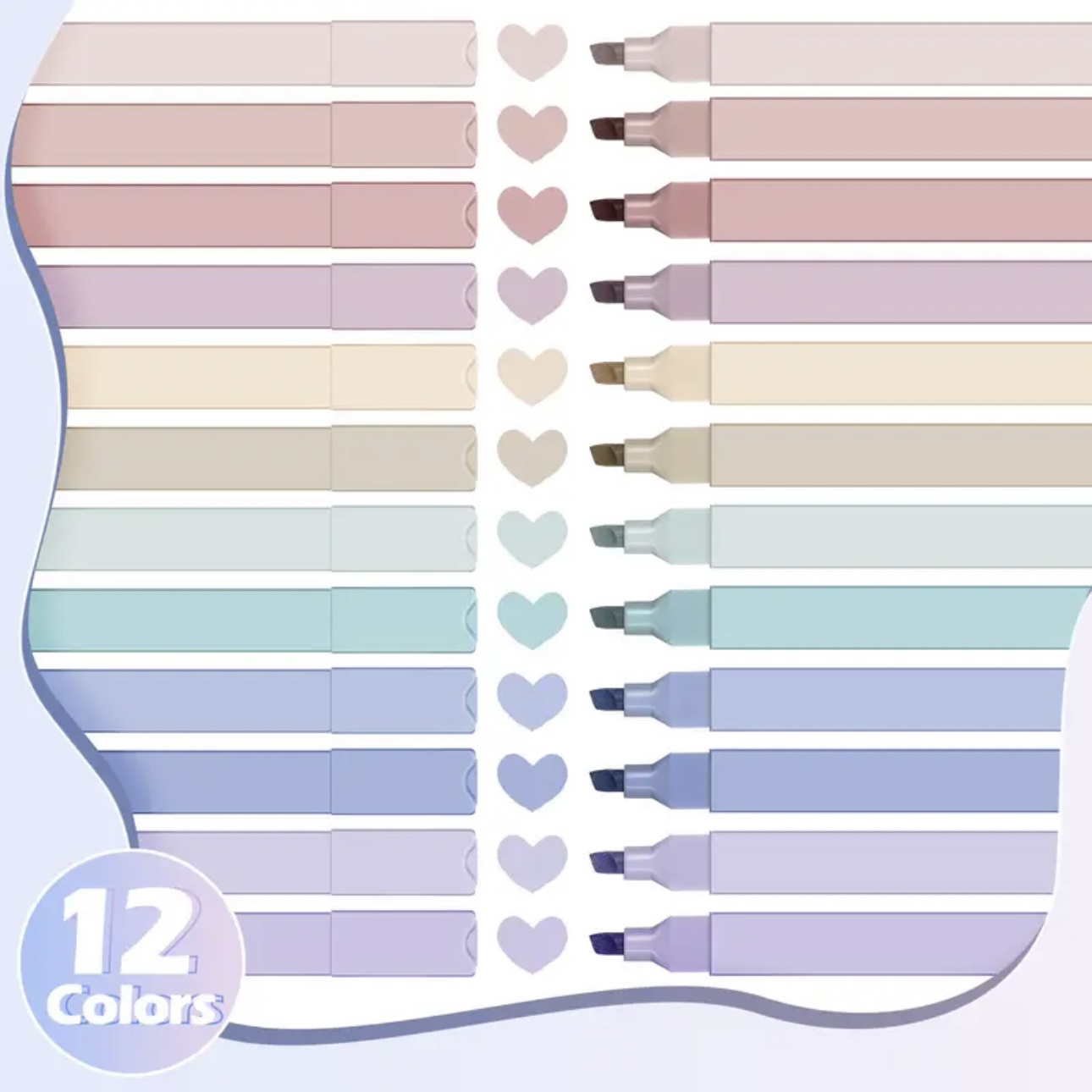 Set de 12/60 Marcadores Estéti - Highlighter Set Pastel reseña y precio