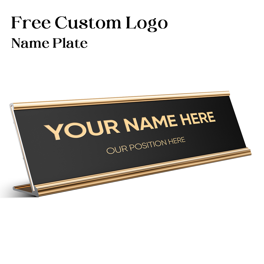 Placas de nombre de oficina pe - Desk Name Plate reseña y precio