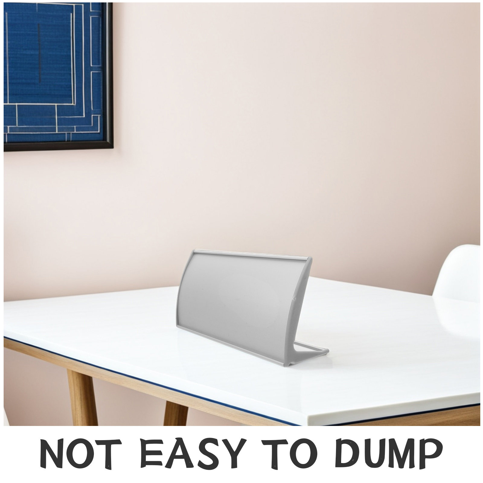 Soporte de metal para placa de - Desk Name Plate reseña y precio