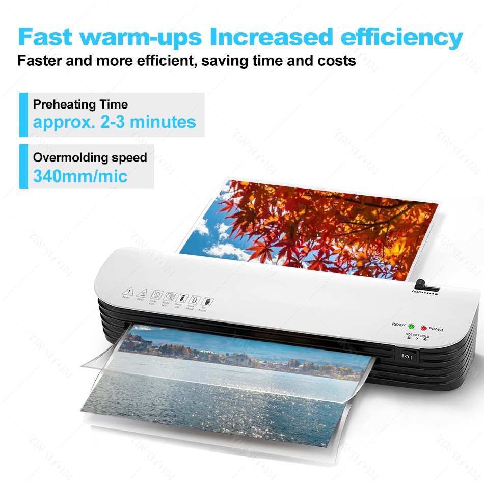 Máquina laminadora en frío y c - Document Laminator Pouch reseña y precio
