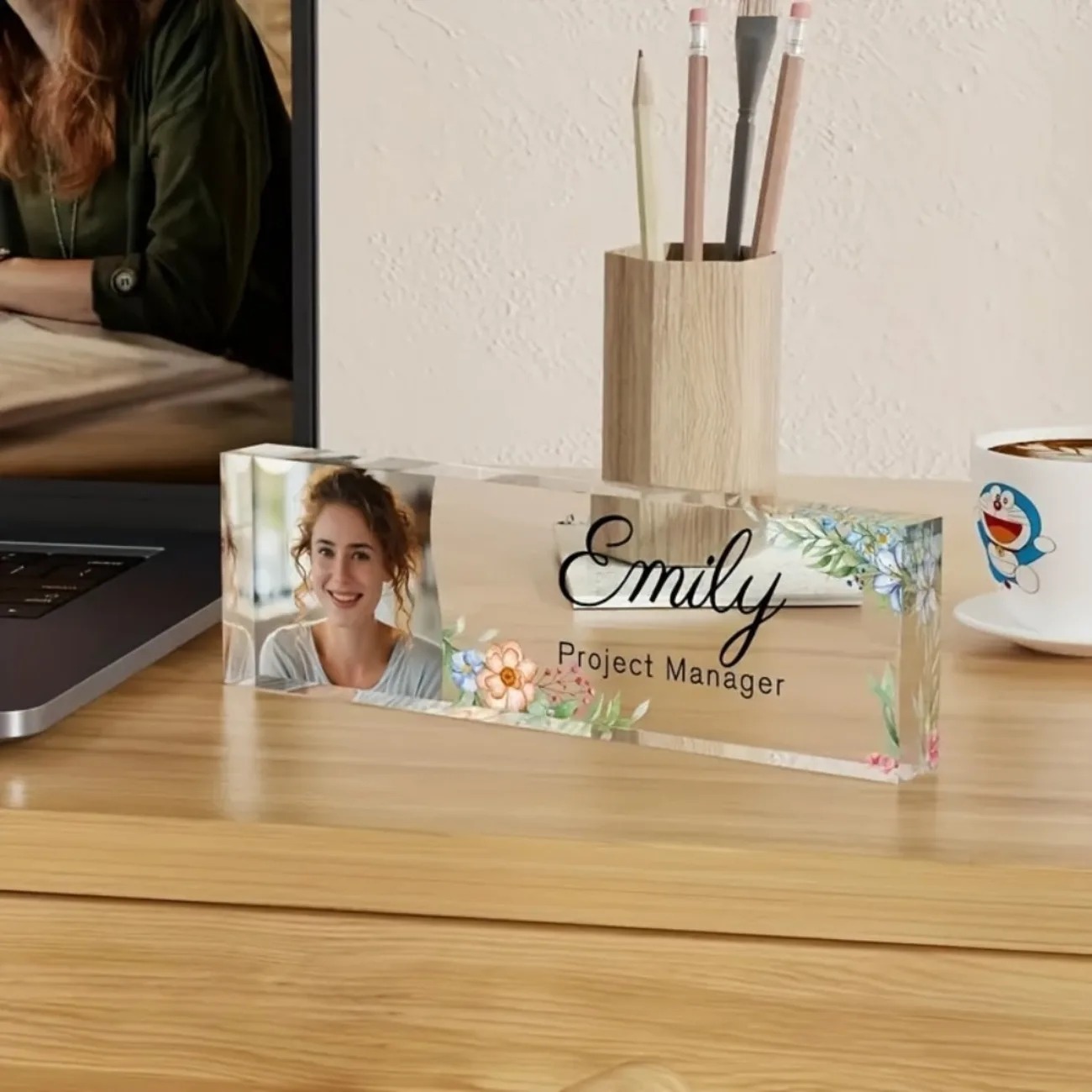 1 Placa de Nombre Personalizad - Desk Name Plate reseña y precio