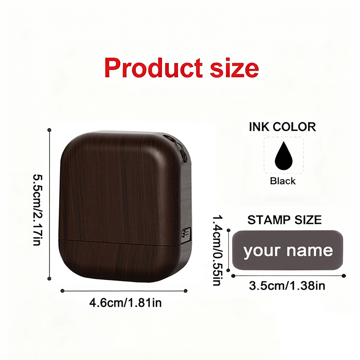 Sello personalizado de plástic - Self Inking Stamp reseña y precio