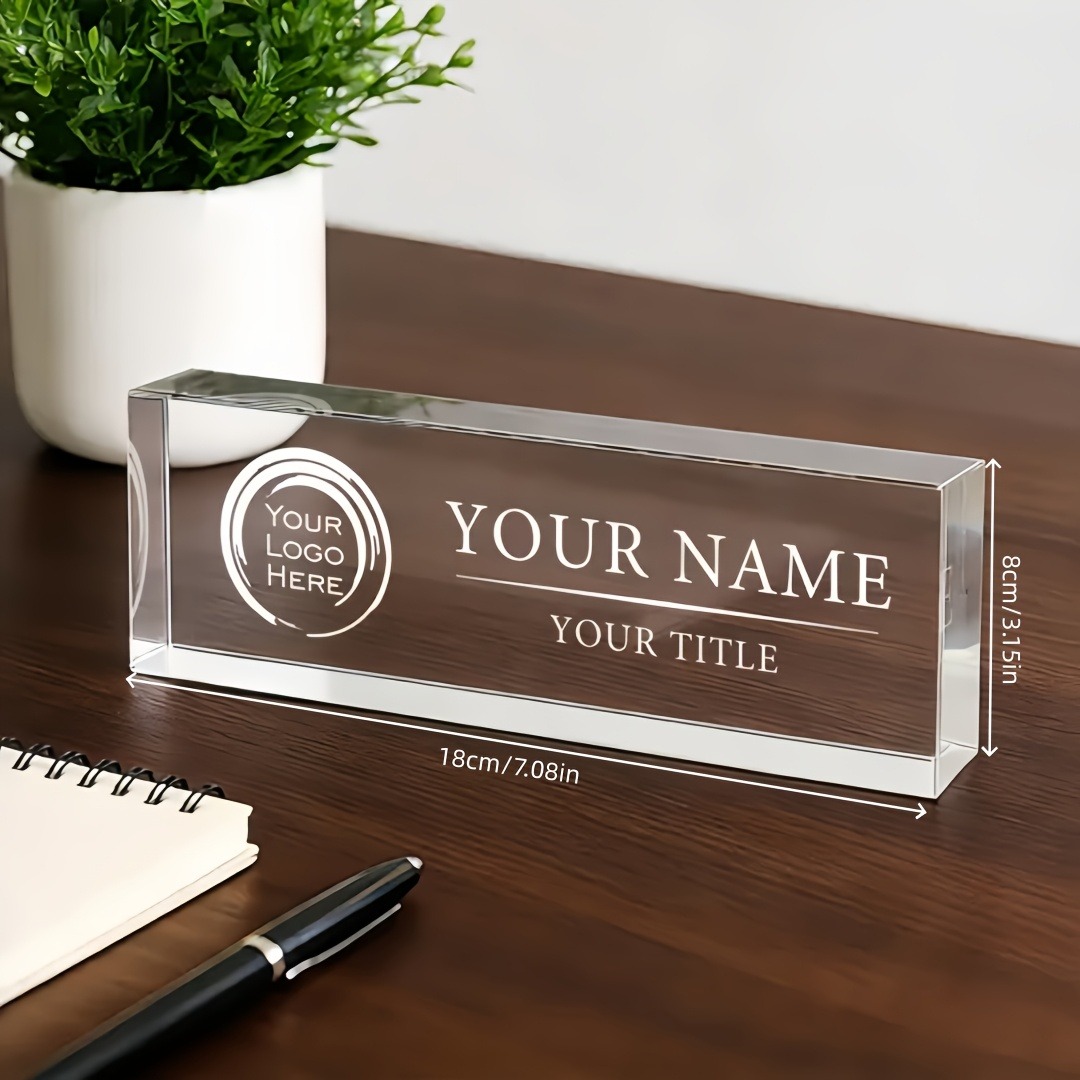 Placa de Identificación de Esc - Desk Name Plate reseña y precio